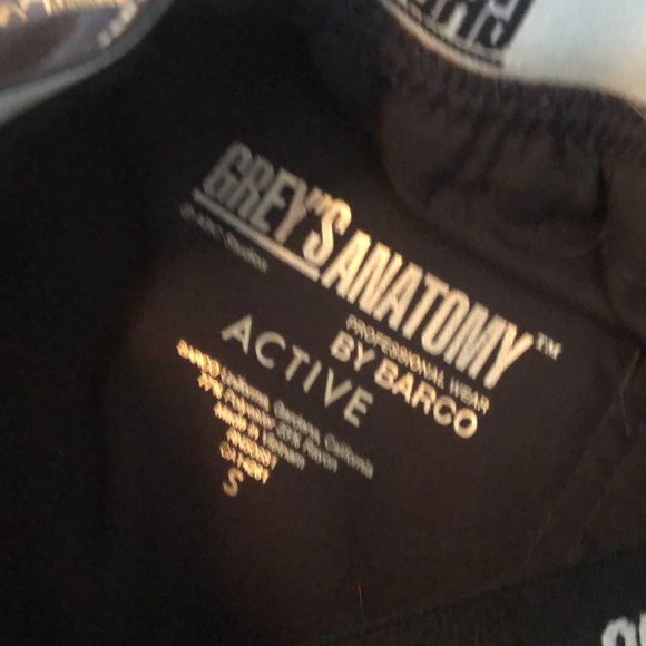 Grey’s Anatomy by Barco Size Small Dark Grey Scrub Pants - Picture 6 of 7